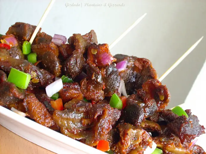 Nigerian Small Chops Recipes, dodo gizzards, gizdodo