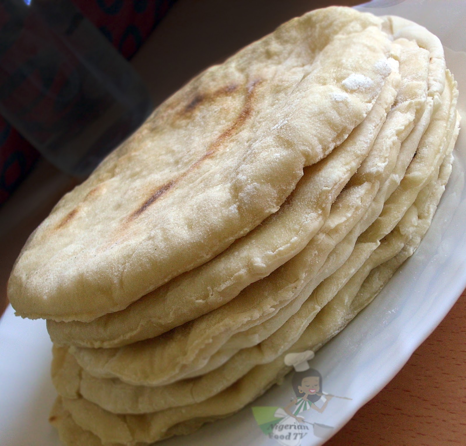 Homemade Shawarma Bread In A Pan Oven Pita Bread Naan Flat Bread Nigerian Food Tv