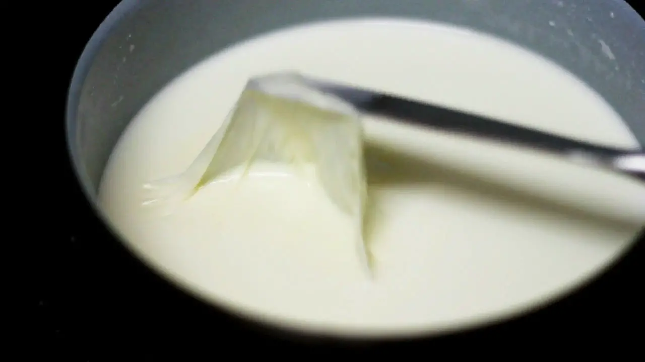 preparation of Homemade Yogurt With milk powder Powdered Milk - No Yogurt maker