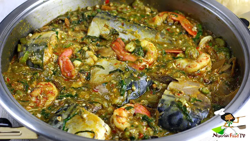 Seafood Okra soup seafood okro soup Nigerian gumbo 2