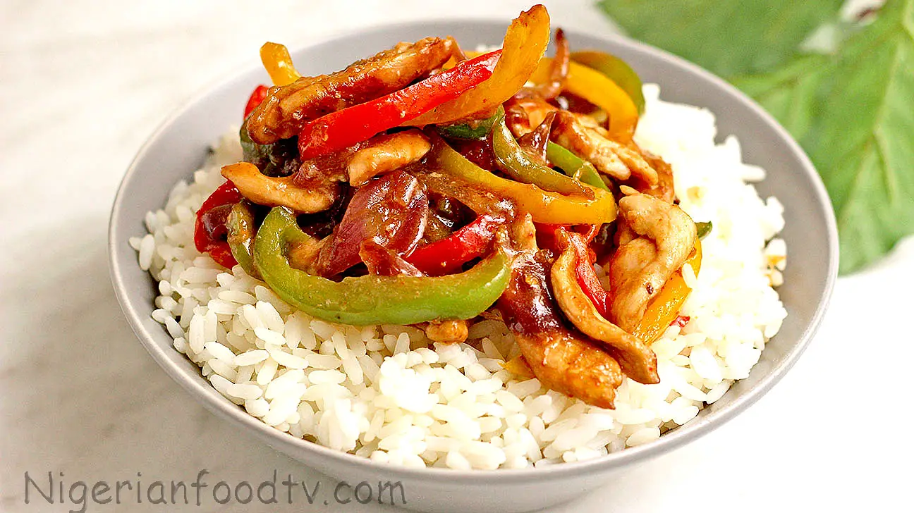 Chicken and Bell peppers Stir-fry