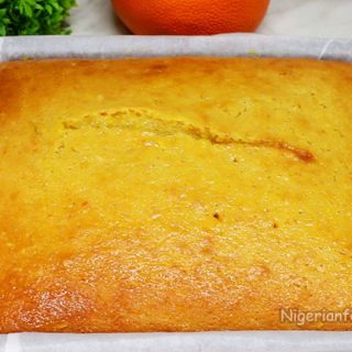 Orange Cake Recipe using fresh orange Juice and Orange zest
